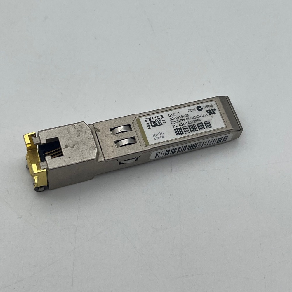 Cisco GLC-T 1000BASE-T SFP Transceiver Module 30-1410-03 RJ-45 Copper